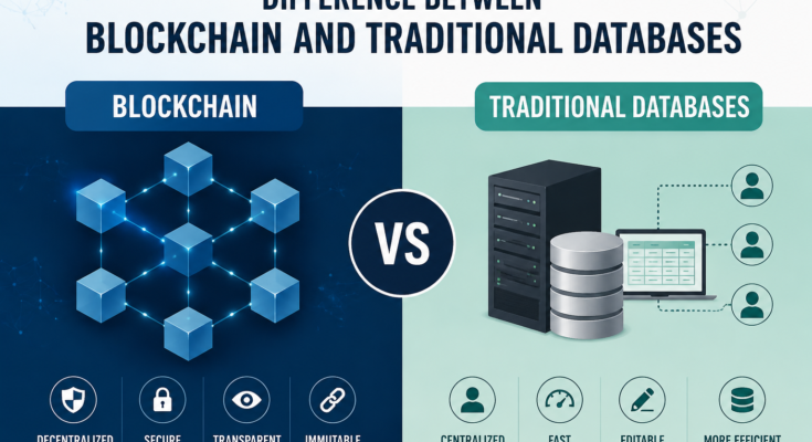 Difference Between Blockchain and Traditional Databases
